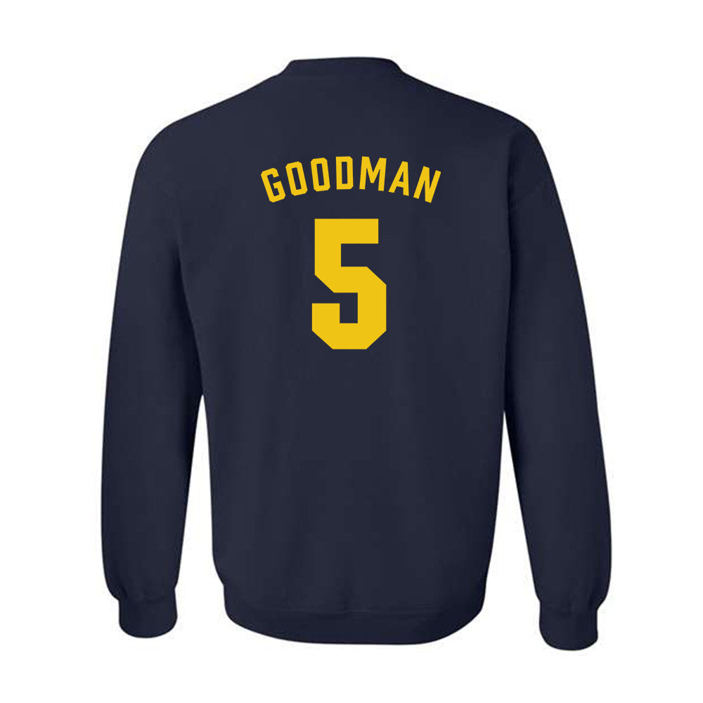 Michigan - NCAA Men's Basketball : Oscar Goodman - Classic Shersey Crewneck Sweatshirt-1