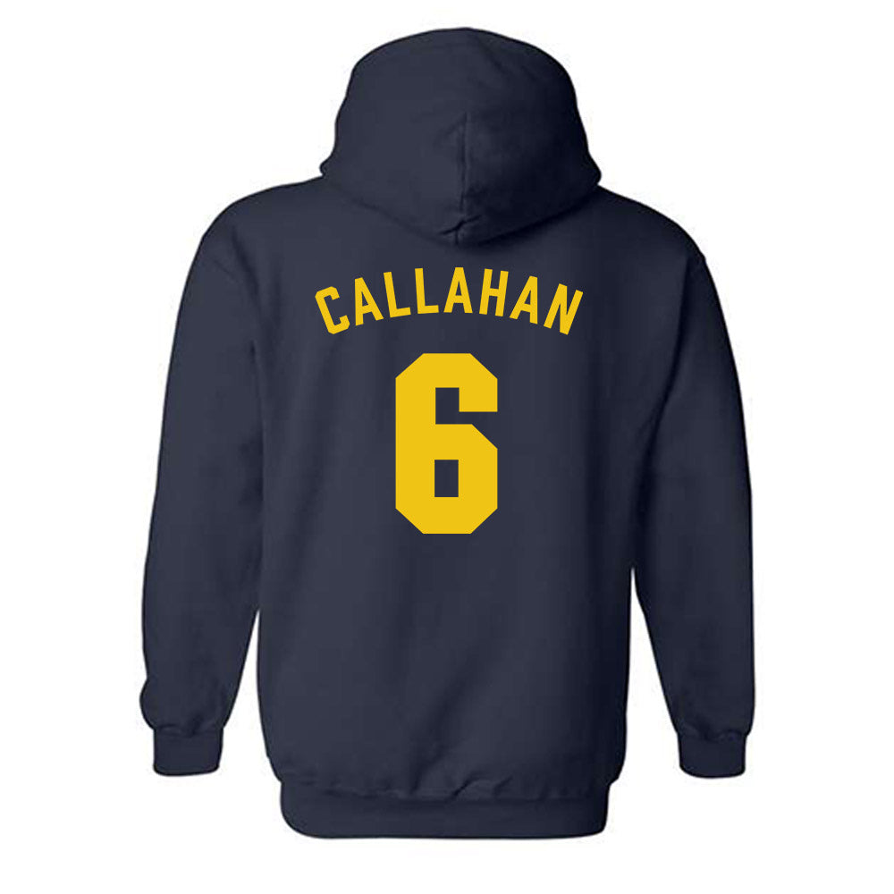 Michigan - NCAA Women's Lacrosse : Grace Callahan - Classic Shersey Hooded Sweatshirt-1