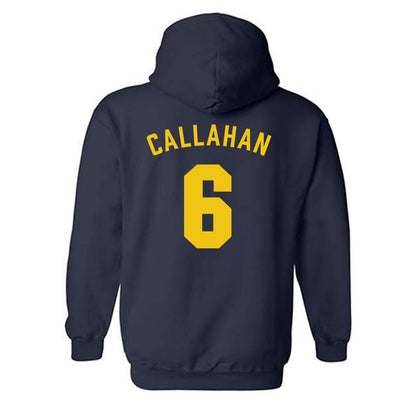 Michigan - NCAA Women's Lacrosse : Grace Callahan - Classic Shersey Hooded Sweatshirt-1