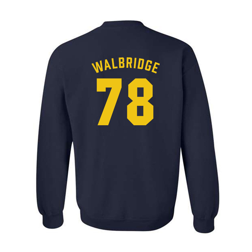 Michigan - NCAA Football : Marky Walbridge - Classic Shersey Crewneck Sweatshirt-1