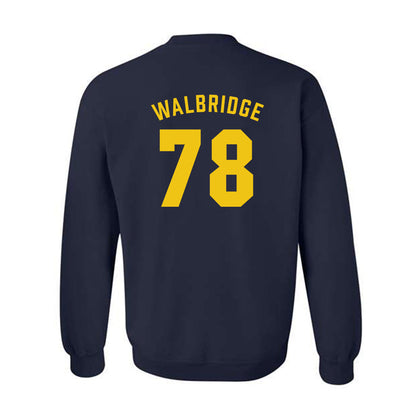 Michigan - NCAA Football : Marky Walbridge - Classic Shersey Crewneck Sweatshirt-1