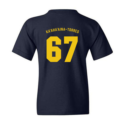 Michigan - NCAA Football : Houston Ka'aha'aina-Torres - Classic Shersey Youth T-Shirt-1