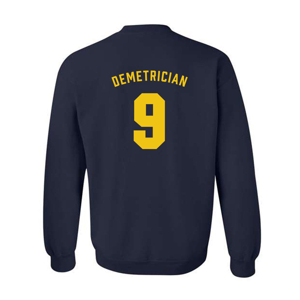Michigan - NCAA Women's Volleyball : Ella Demetrician - Classic Shersey Crewneck Sweatshirt-1