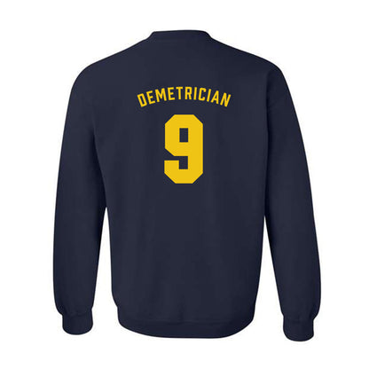 Michigan - NCAA Women's Volleyball : Ella Demetrician - Classic Shersey Crewneck Sweatshirt-1