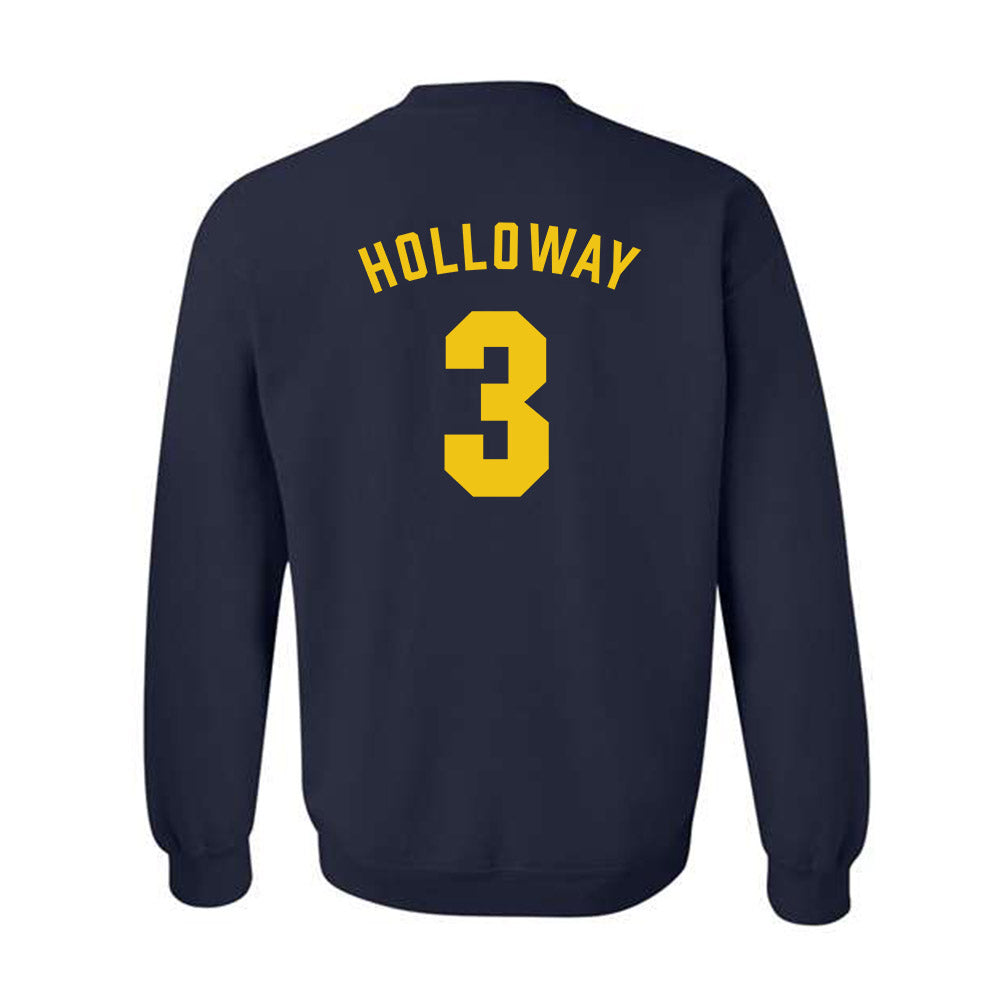 Michigan - NCAA Women's Basketball : Mila Holloway - Classic Shersey Crewneck Sweatshirt-1