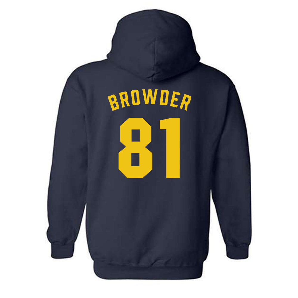 Michigan - NCAA Football : Jamar Browder - Classic Shersey Hooded Sweatshirt-1