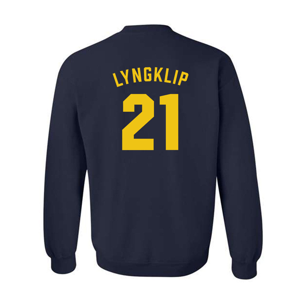Michigan - NCAA Men's Lacrosse : Ryan Lyngklip - Classic Shersey Crewneck Sweatshirt-1
