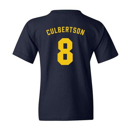 Michigan - NCAA Baseball : Drew Culbertson - Classic Shersey Youth T-Shirt-1