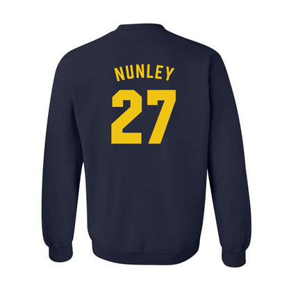Michigan - NCAA Football : Ernest Nunley - Classic Shersey Crewneck Sweatshirt-1