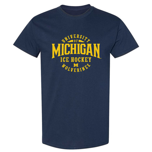 Michigan - NCAA Men's Ice Hockey : Jayden Perron - Classic Shersey T-Shirt-0