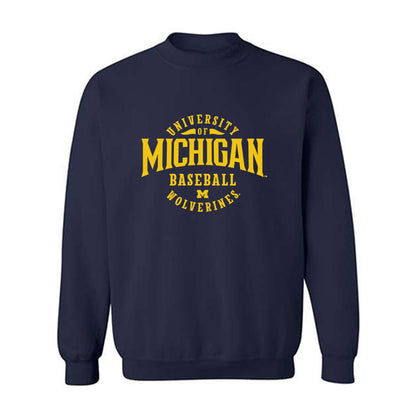 Michigan - NCAA Baseball : Kurt Barr - Classic Shersey Crewneck Sweatshirt-0