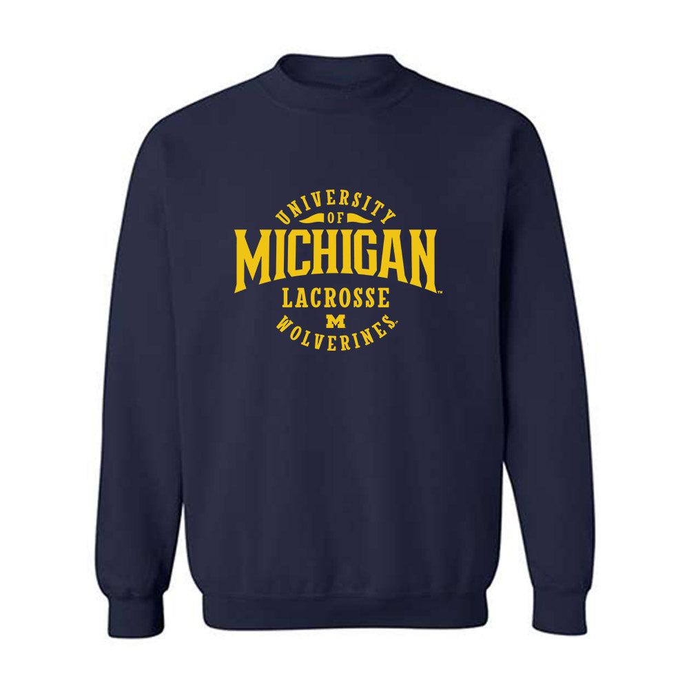 Michigan - NCAA Women's Lacrosse : Ava Class - Classic Shersey Crewneck Sweatshirt-0