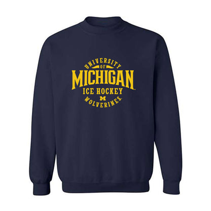 Michigan - NCAA Men's Ice Hockey : Adam Valentini - Classic Shersey Crewneck Sweatshirt-0