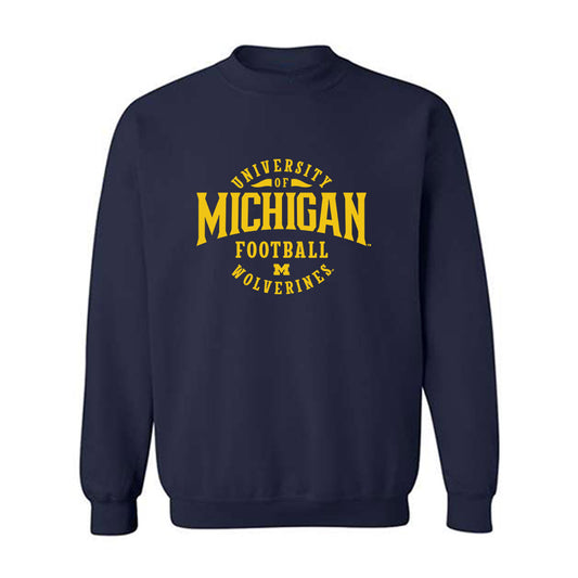 Michigan - NCAA Football : Gary Stacy - Classic Shersey Crewneck Sweatshirt-0
