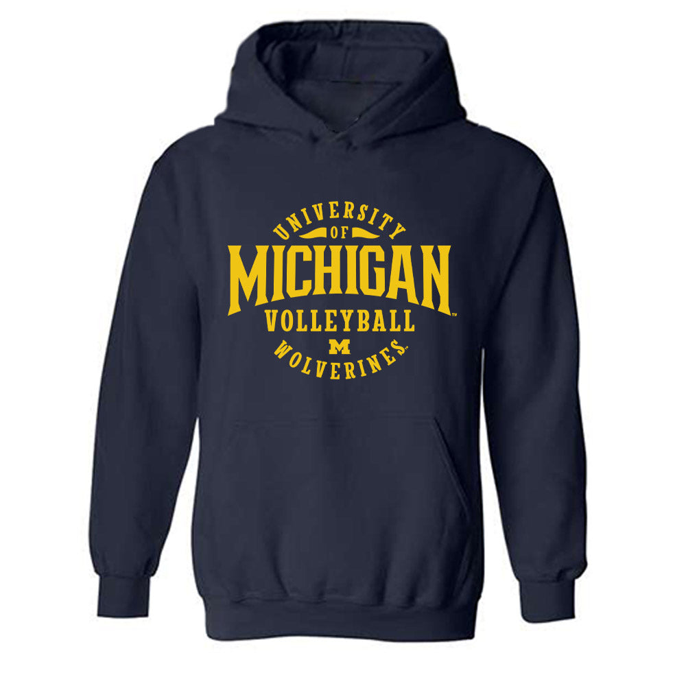 Michigan - NCAA Women's Volleyball : Carly Greskovics - Classic Shersey Hooded Sweatshirt-0