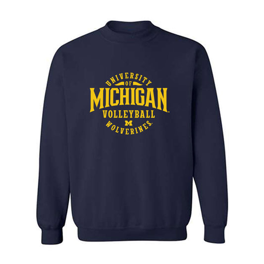 Michigan - NCAA Women's Volleyball : Jenna Hanes - Classic Shersey Crewneck Sweatshirt-0
