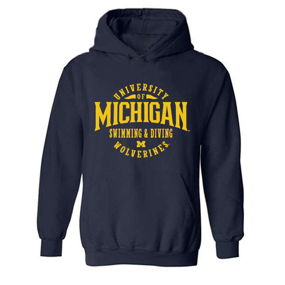 Michigan - NCAA Women's Swimming & Diving : Bella Sims - Classic Shersey Hooded Sweatshirt-0