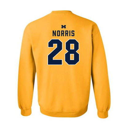 Michigan - NCAA Women's Lacrosse : Calli Norris - Classic Shersey Crewneck Sweatshirt-1