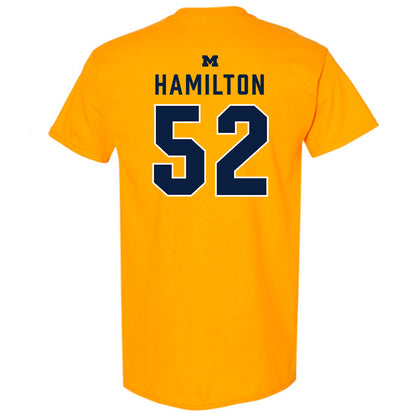 Michigan - NCAA Football : Ace Hamilton - Classic Shersey T-Shirt-1