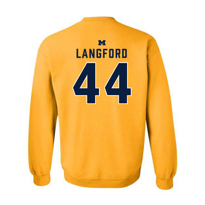 Michigan - NCAA Softball : Indiana Langford - Classic Shersey Crewneck Sweatshirt-1