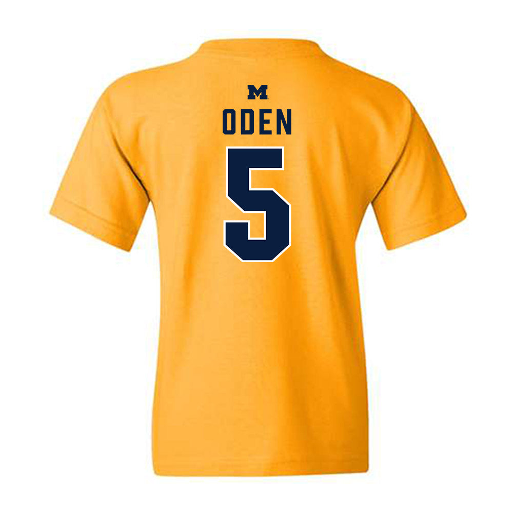 Michigan - NCAA Football : Jacob Oden - Classic Shersey Youth T-Shirt-1