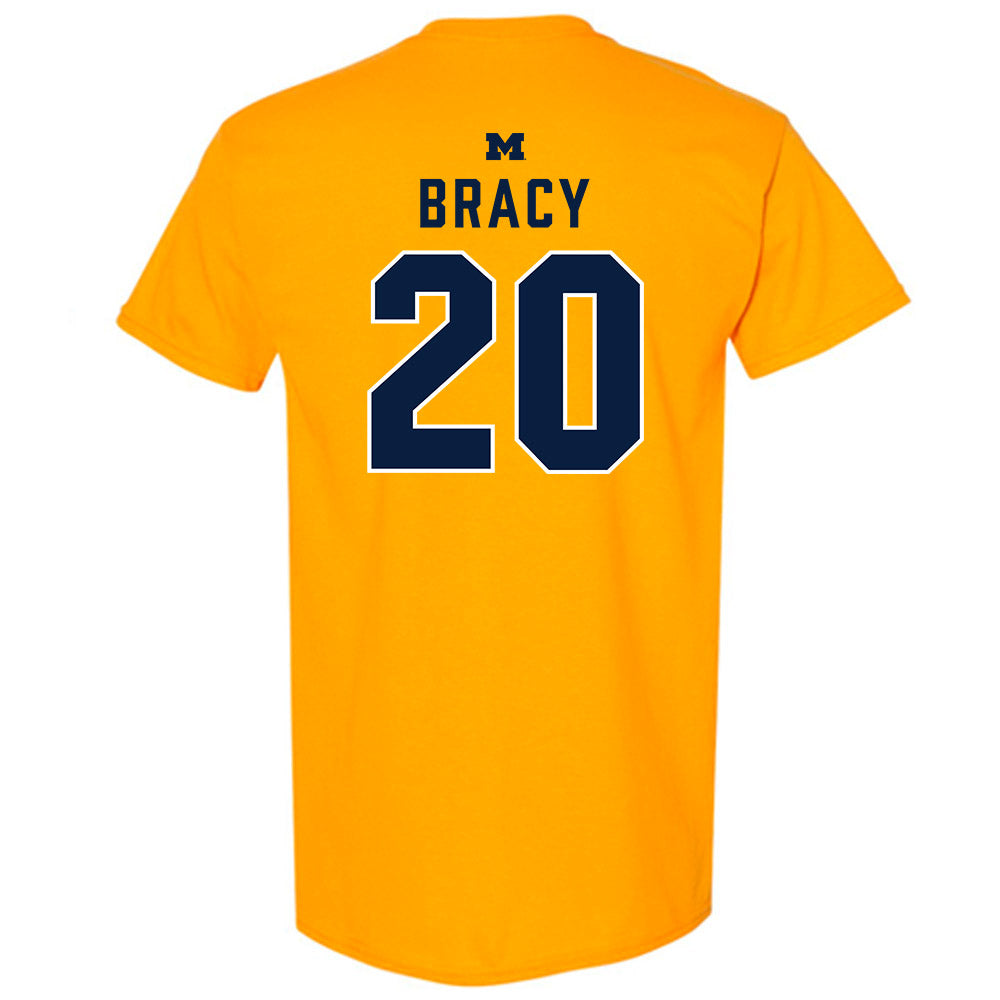 Michigan - NCAA Football : Chris Bracy - Classic Shersey T-Shirt-1