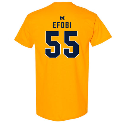 Michigan - NCAA Football : Nathan Efobi - Classic Shersey T-Shirt-1