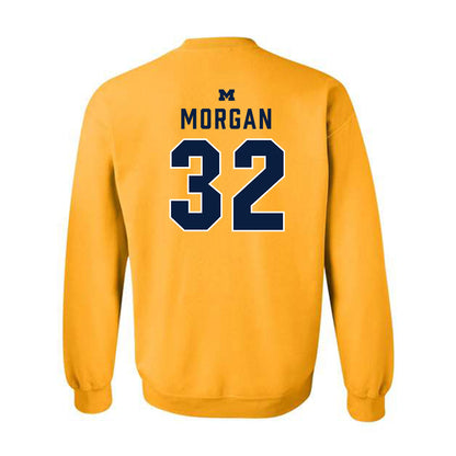 Michigan - NCAA Men's Lacrosse : John Morgan - Classic Shersey Crewneck Sweatshirt-1
