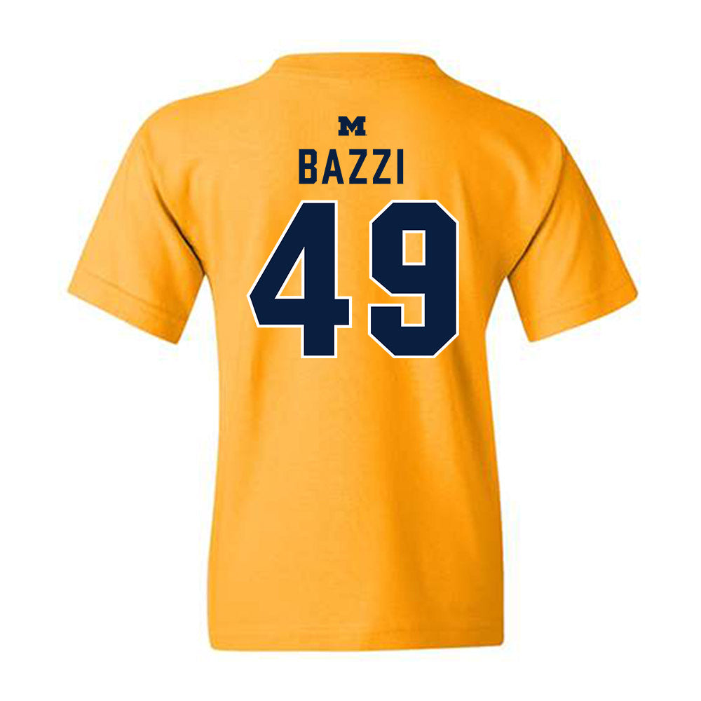 Michigan - NCAA Football : Adam Bazzi - Classic Shersey Youth T-Shirt-1