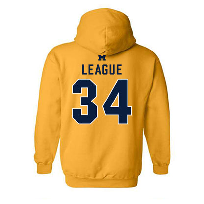 Michigan - NCAA Women's Soccer : Aniyah League - Classic Shersey Hooded Sweatshirt-1