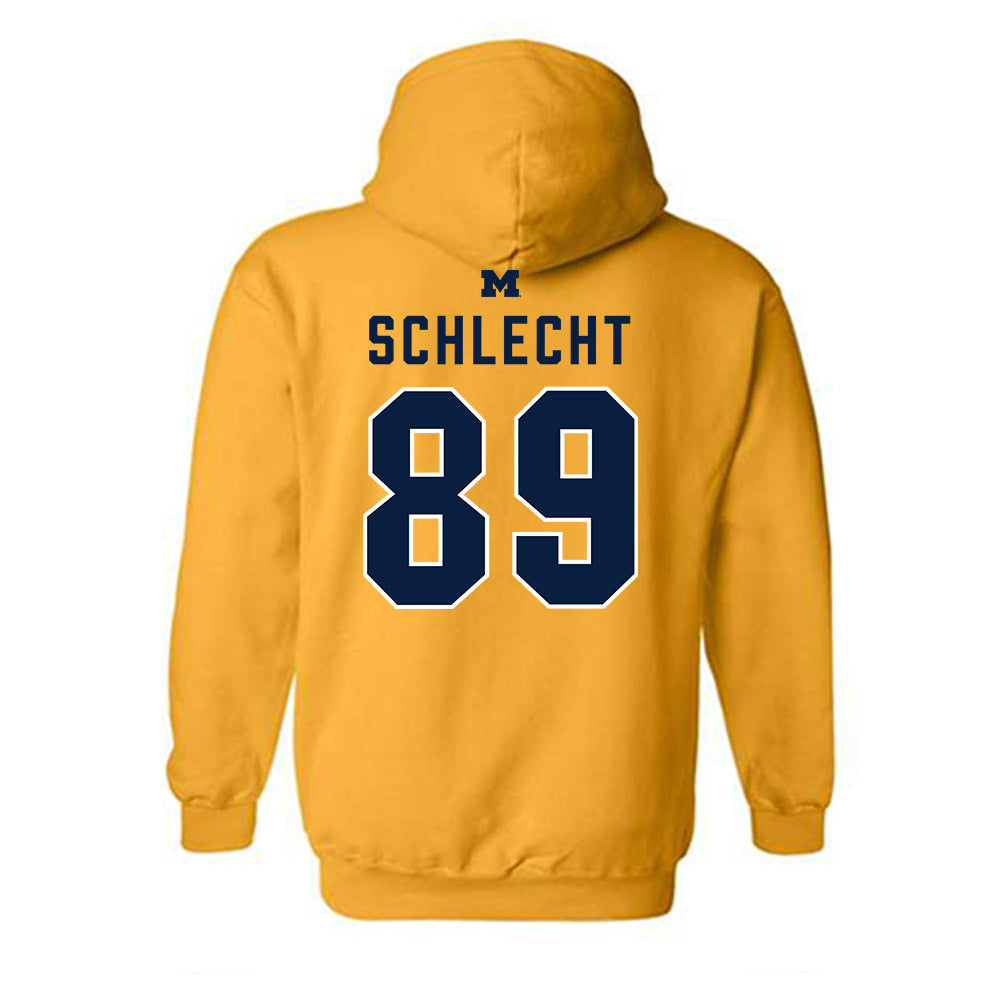 Michigan - NCAA Football : Kaleb Schlecht - Classic Shersey Hooded Sweatshirt-1