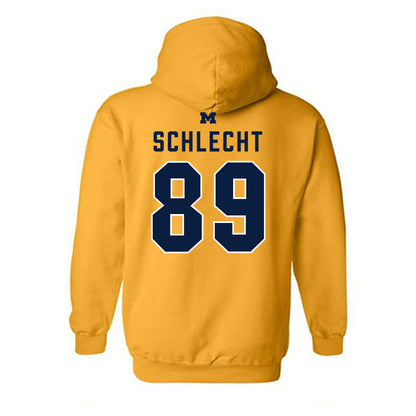 Michigan - NCAA Football : Kaleb Schlecht - Classic Shersey Hooded Sweatshirt-1