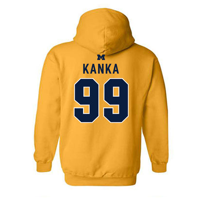 Michigan - NCAA Football : Bobby Kanka - Classic Shersey Hooded Sweatshirt-1
