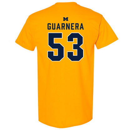 Michigan - NCAA Football : Jake Guarnera - Classic Shersey T-Shirt-1