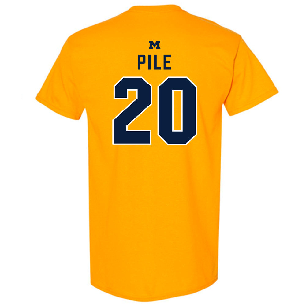 Michigan - NCAA Football : Jaylen Pile - Classic Shersey T-Shirt-1