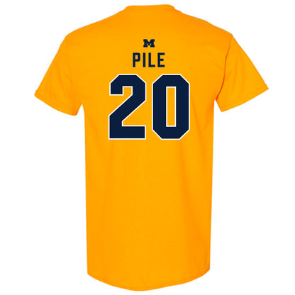 Michigan - NCAA Football : Jaylen Pile - Classic Shersey T-Shirt-1