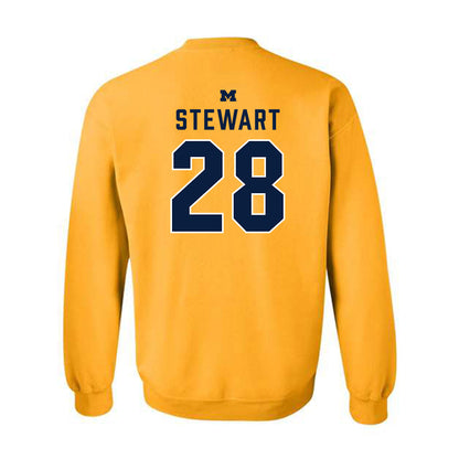 Michigan - NCAA Football : I'Marion Stewart - Classic Shersey Crewneck Sweatshirt-1