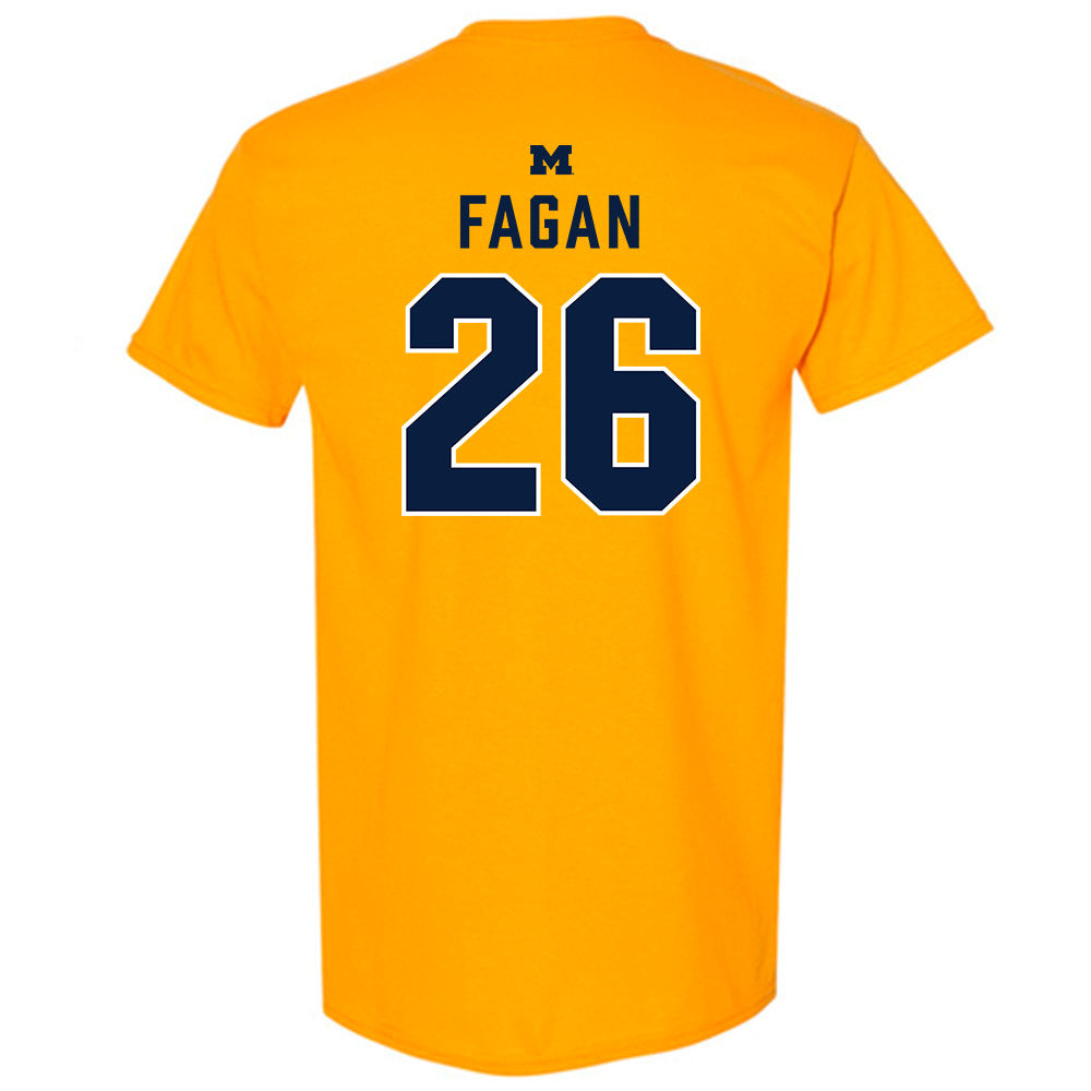 Michigan - NCAA Women's Lacrosse : Molly Fagan - Classic Shersey T-Shirt-1