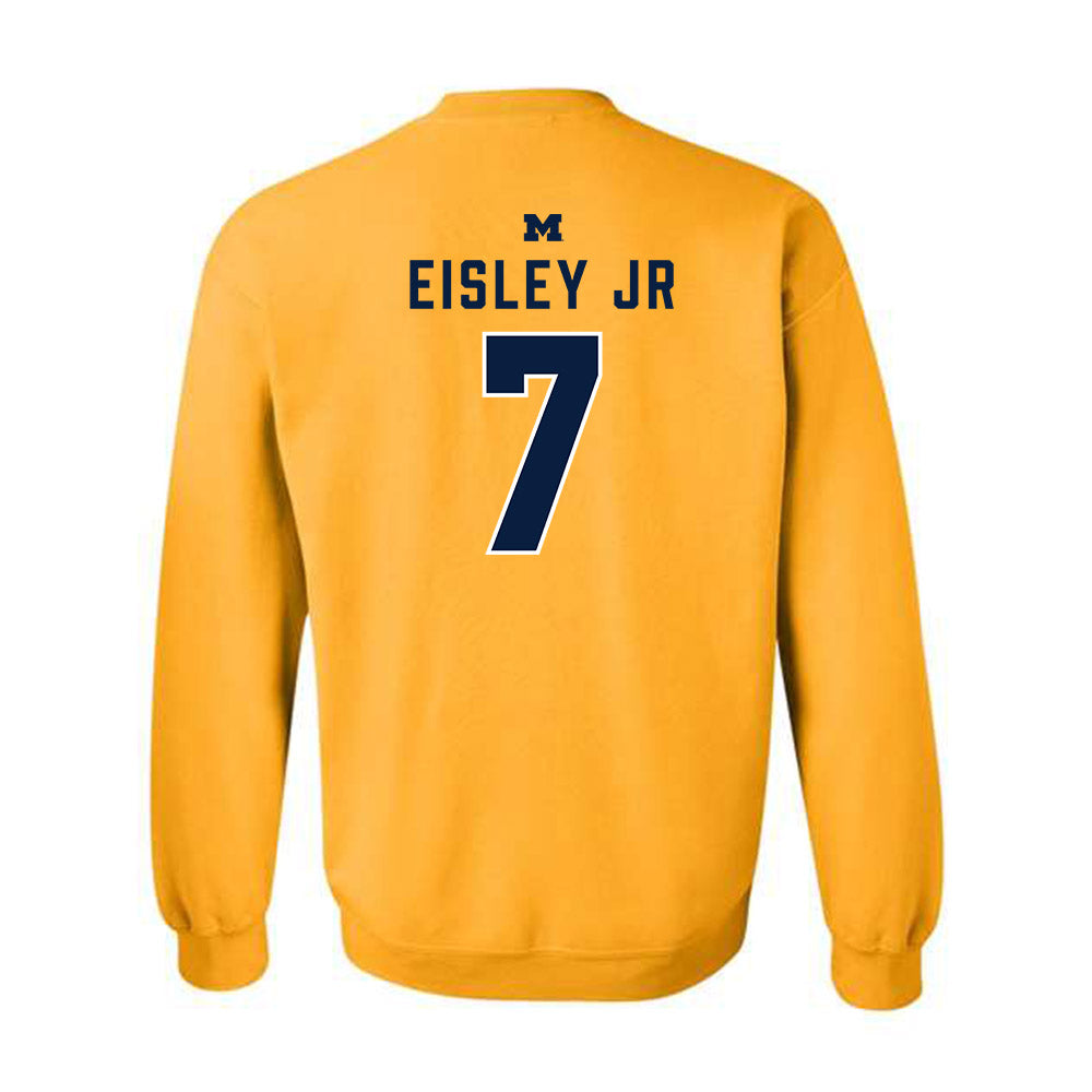 Michigan - NCAA Men's Basketball : Howard Eisley Jr - Classic Shersey Crewneck Sweatshirt-1