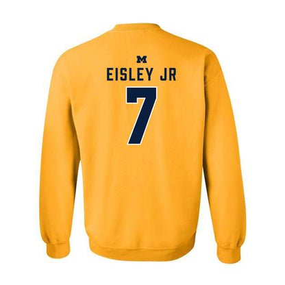 Michigan - NCAA Men's Basketball : Howard Eisley Jr - Classic Shersey Crewneck Sweatshirt-1