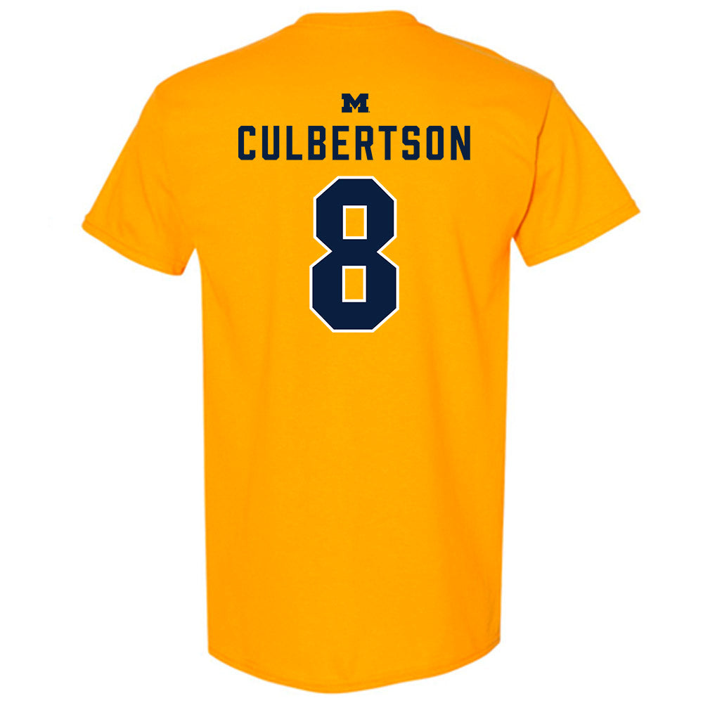 Michigan - NCAA Baseball : Drew Culbertson - Classic Shersey T-Shirt-1