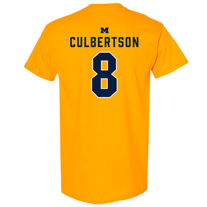 Michigan - NCAA Baseball : Drew Culbertson - Classic Shersey T-Shirt-1