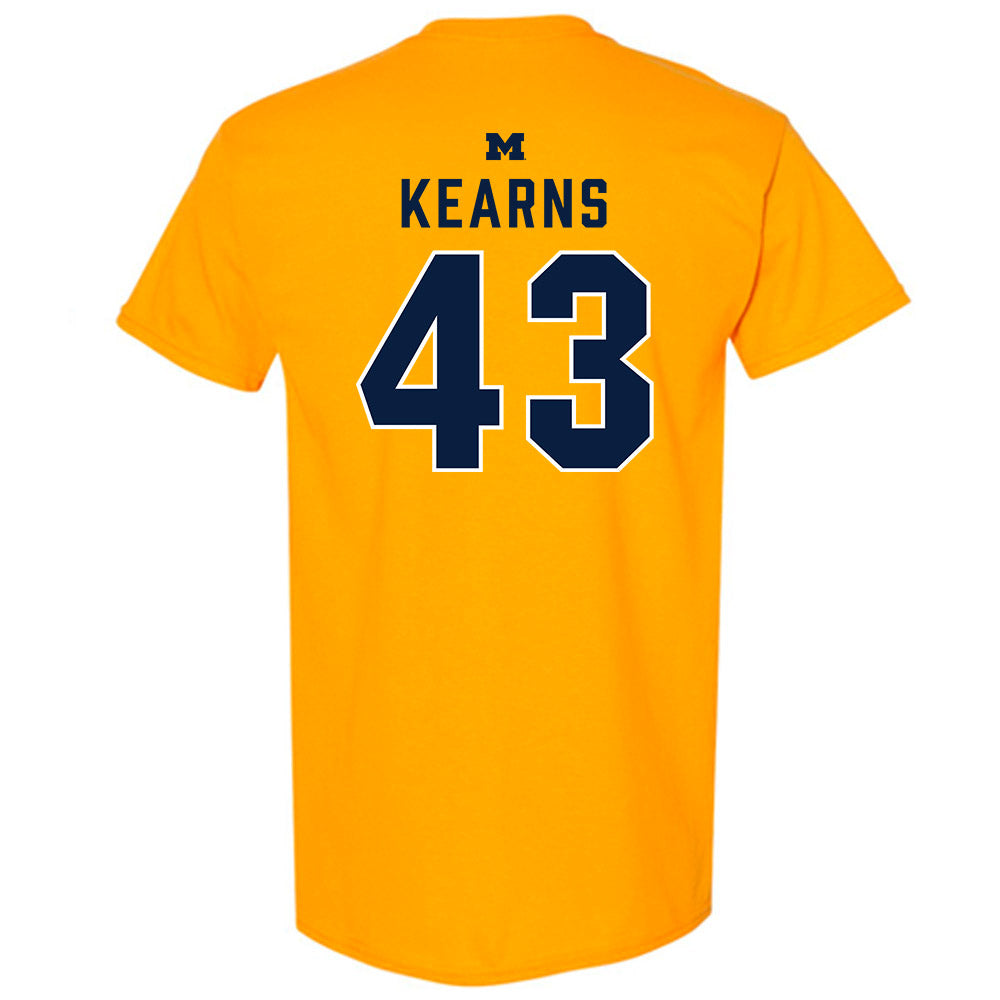 Michigan - NCAA Men's Lacrosse : Kevin Kearns - Classic Shersey T-Shirt-1