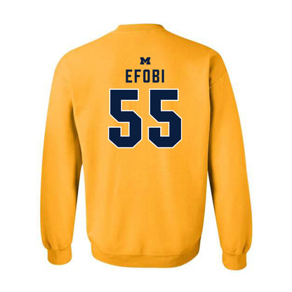 Michigan - NCAA Football : Nathan Efobi - Classic Shersey Crewneck Sweatshirt-1