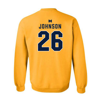 Michigan - NCAA Football : Donovan Johnson - Classic Shersey Crewneck Sweatshirt-1
