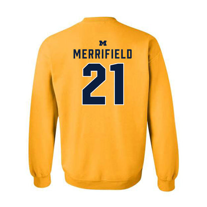 Michigan - NCAA Women's Lacrosse : Katharine Merrifield - Classic Shersey Crewneck Sweatshirt-1
