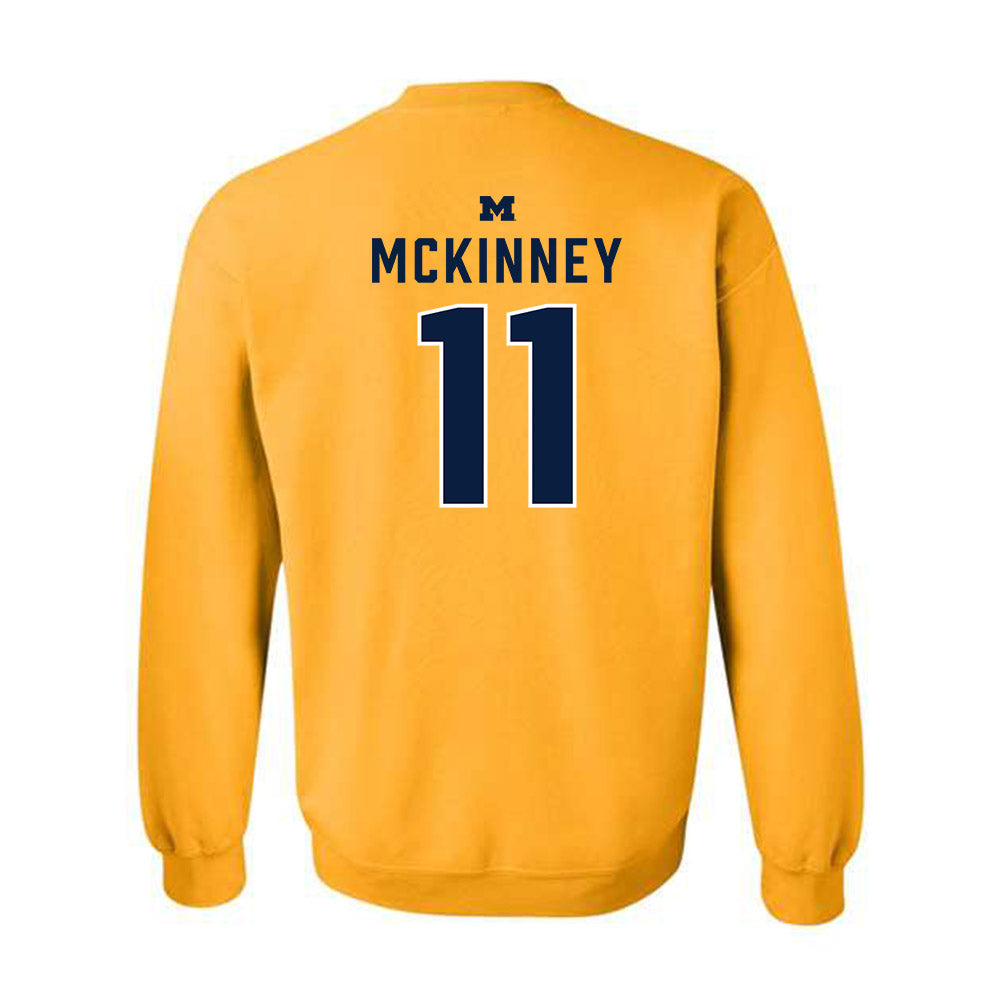 Michigan - NCAA Men's Ice Hockey : Cole McKinney - Classic Shersey Crewneck Sweatshirt-1