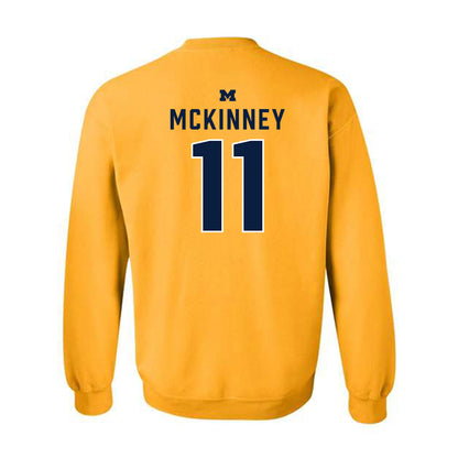 Michigan - NCAA Men's Ice Hockey : Cole McKinney - Classic Shersey Crewneck Sweatshirt-1