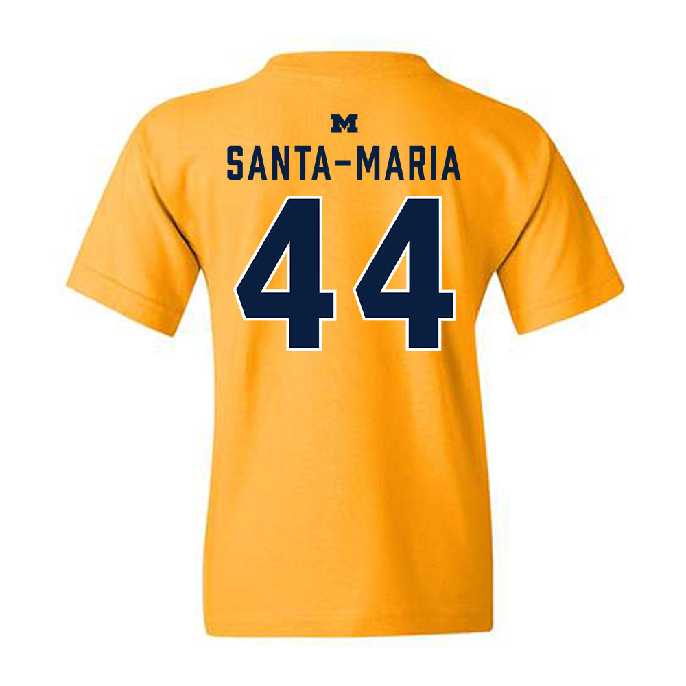 Michigan - NCAA Women's Lacrosse : Maya Santa-Maria - Classic Shersey Youth T-Shirt-1
