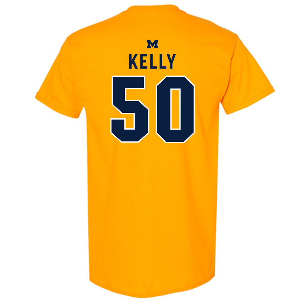 Michigan - NCAA Men's Lacrosse : Michael Kelly - Classic Shersey T-Shirt-1